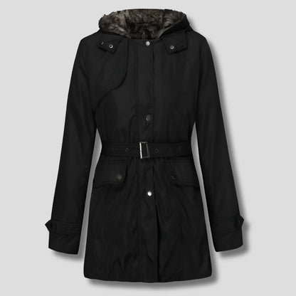 Isabella elegant women’s parka with faux-fur lining – women