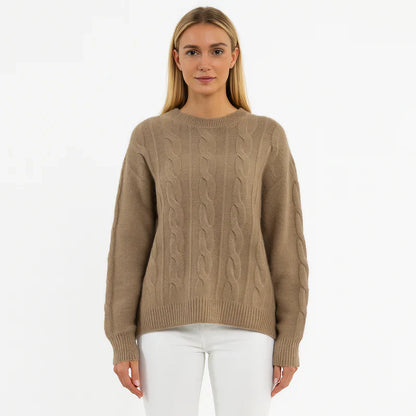 Women's long-sleeved knit sweater – a soft and versatile classic