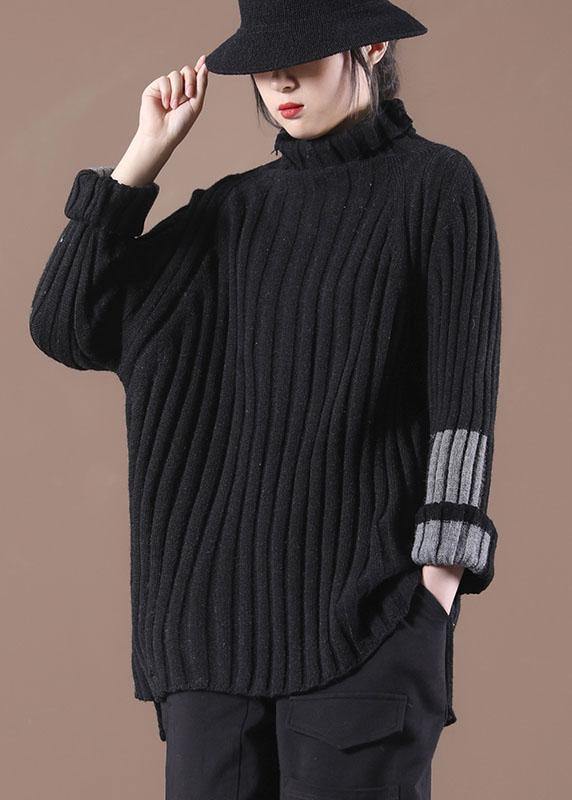 Fine Chocolate Long Sleeve Low High Fall Cozy Sweater