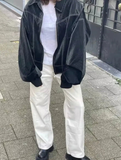 Lucia oversized bomber jacket – women