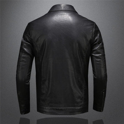 The Jett Faux Leather Biker Jacket