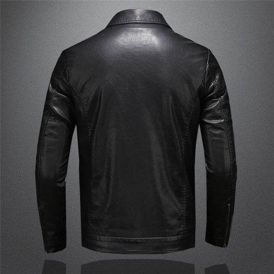 The Jett Faux Leather Biker Jacket