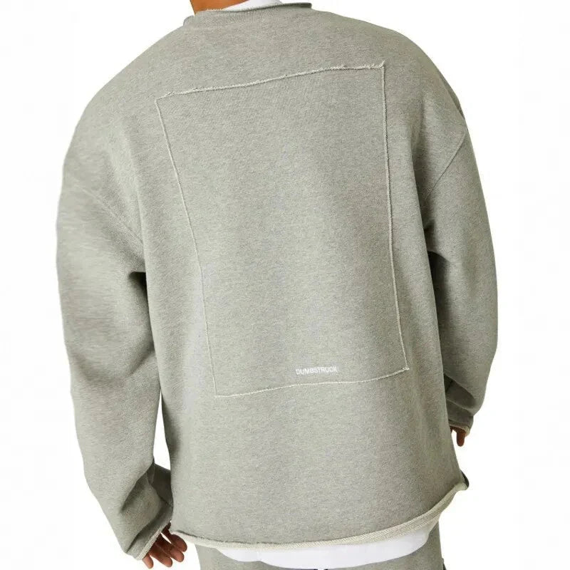 Casual long-sleeved sweater for men – soft winter quality