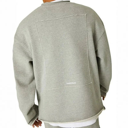 Casual long-sleeved sweater for men – soft winter quality