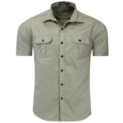 The Bridger Short Sleeve Cargo Shirt - Multiple Colors