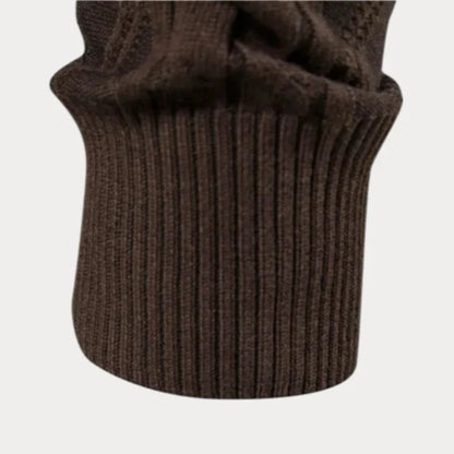 Men’s warm button-up knit cardigan – men