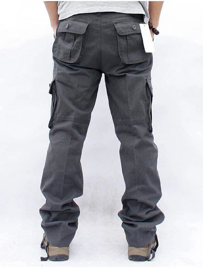 Cargo trousers with multiple pockets – casual outdoor style
