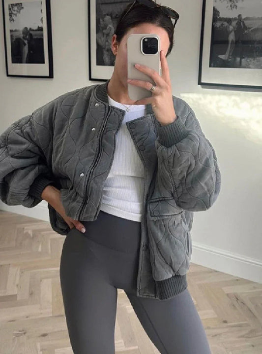 Sofia lined bomber jacket – women