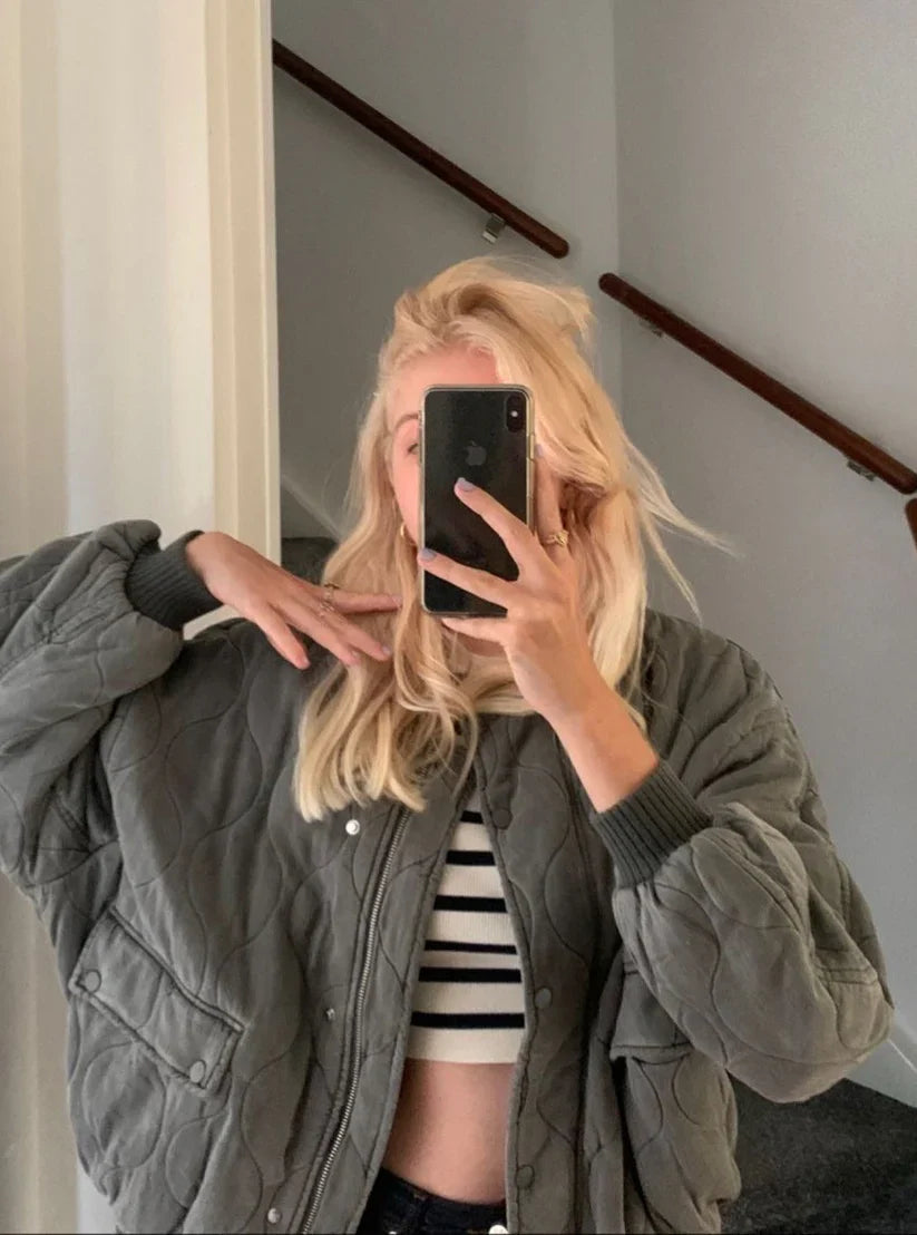 Sofia lined bomber jacket – women