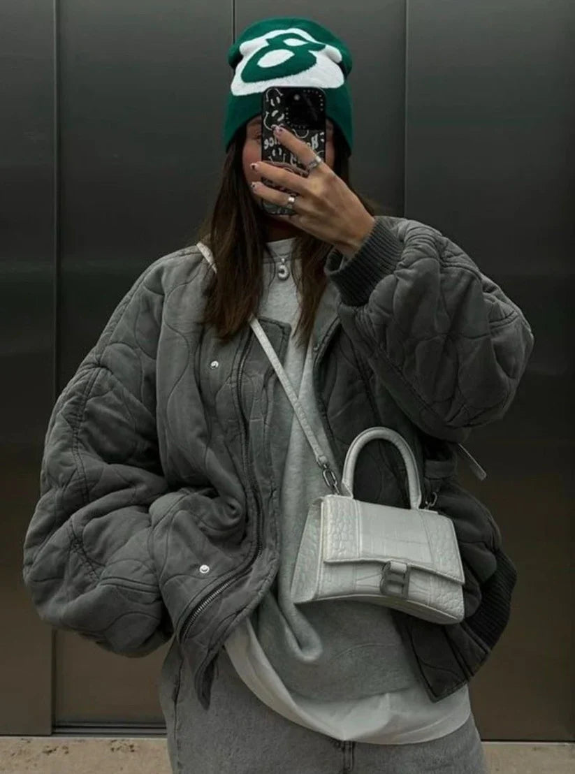 Sofia lined bomber jacket – women
