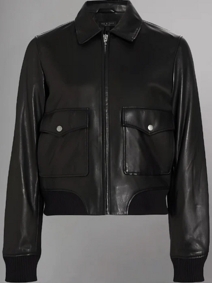 Icon Andrea Black Leather Jacket