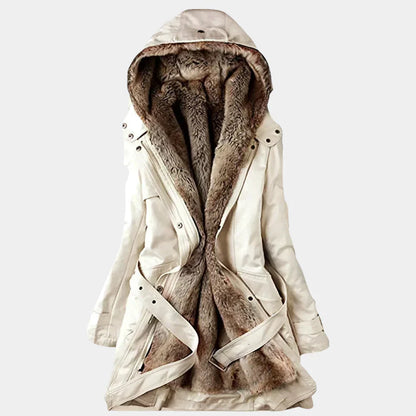 Isabella elegant women’s parka with faux-fur lining – women