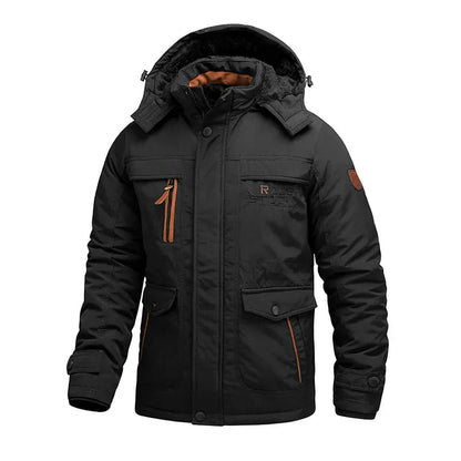 Anders – windproof, lined winter jacket with hood and pockets