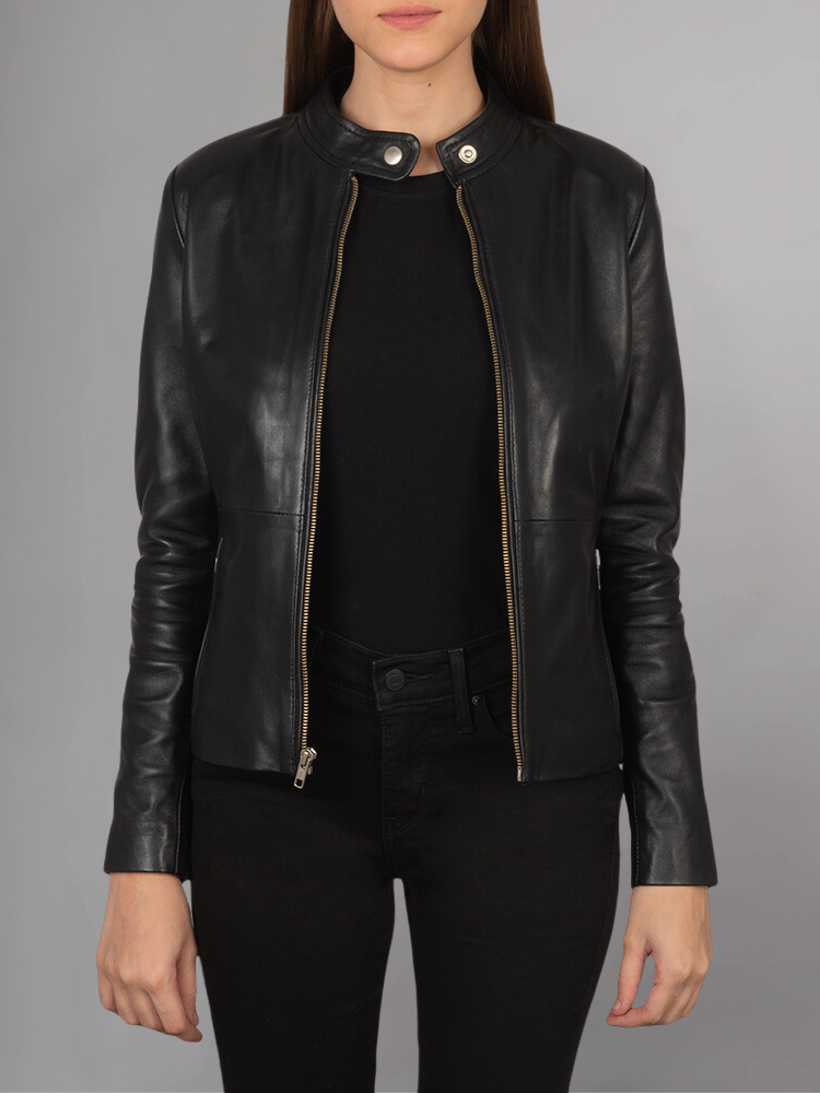 Ladies Real Leather Jacket