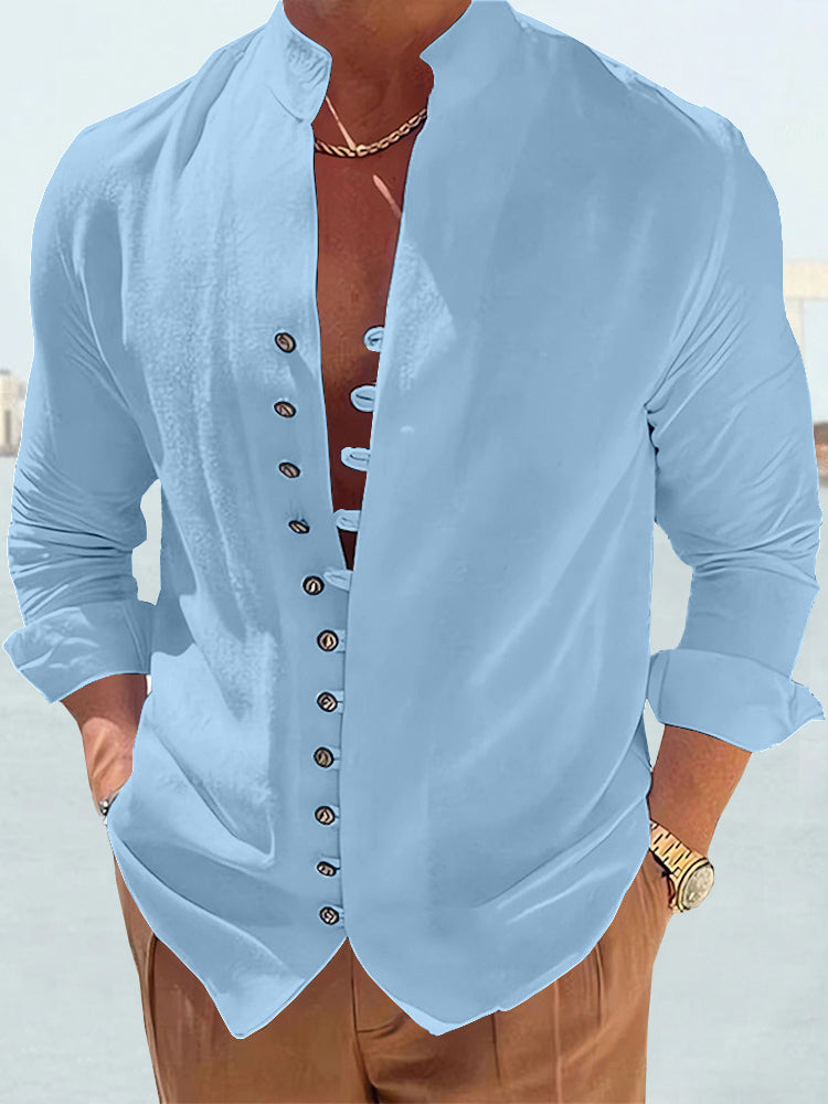 Cool and fresh cotton linen shirt