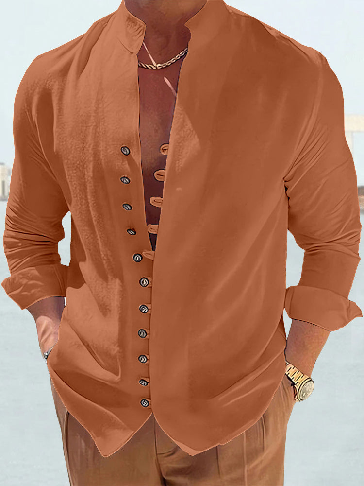 Cool and fresh cotton linen shirt