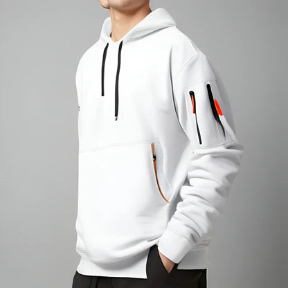 Men’s half-zip pullover hoodie – men