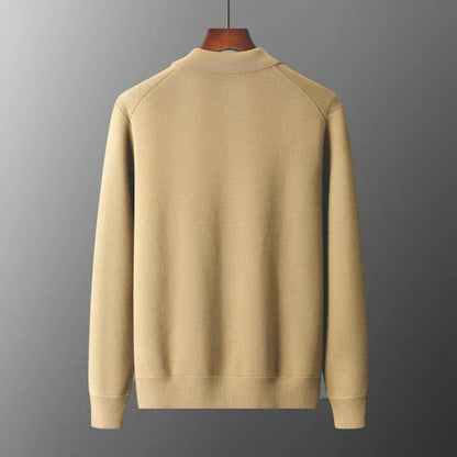 Men’s button-front knit cardigan jacket – men