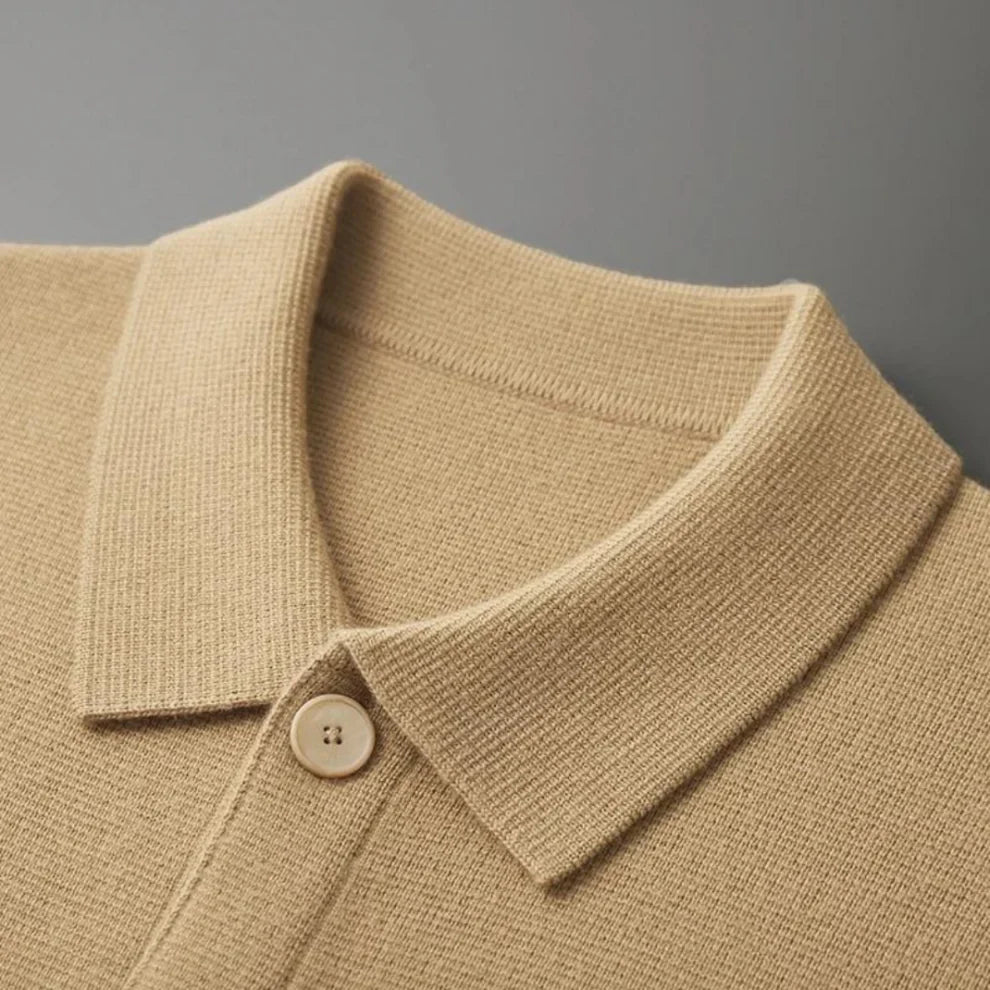 Men’s button-front knit cardigan jacket – men