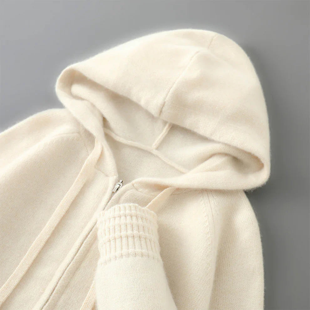 Men’s cashmere-blend zip-hoodie cozy – men