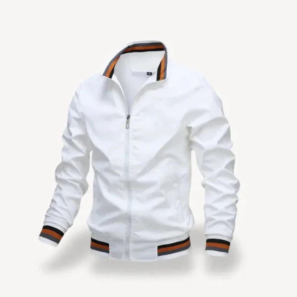 Men’s casual zip bomber jacket slim fit – men