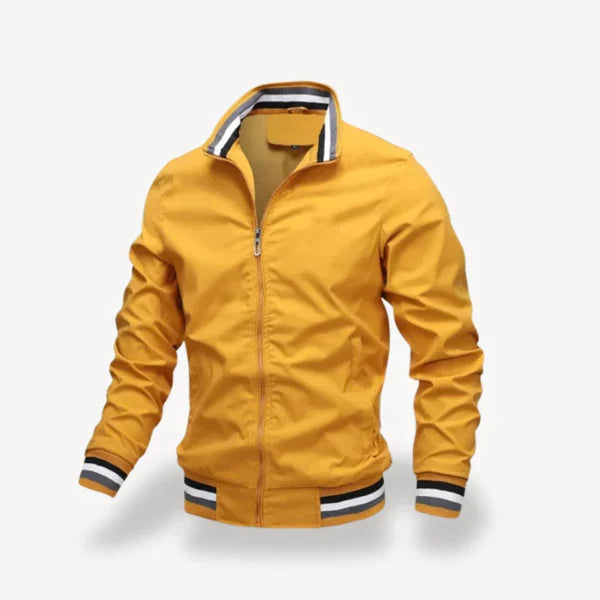 Men’s casual zip bomber jacket slim fit – men
