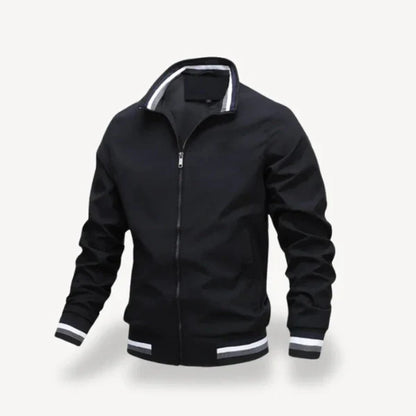 Men’s casual zip bomber jacket slim fit – men