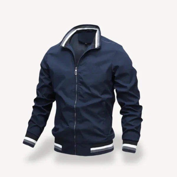 Men’s casual zip bomber jacket slim fit – men