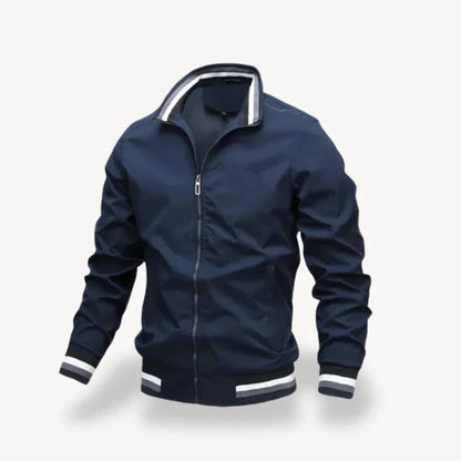 Men’s casual zip bomber jacket slim fit – men