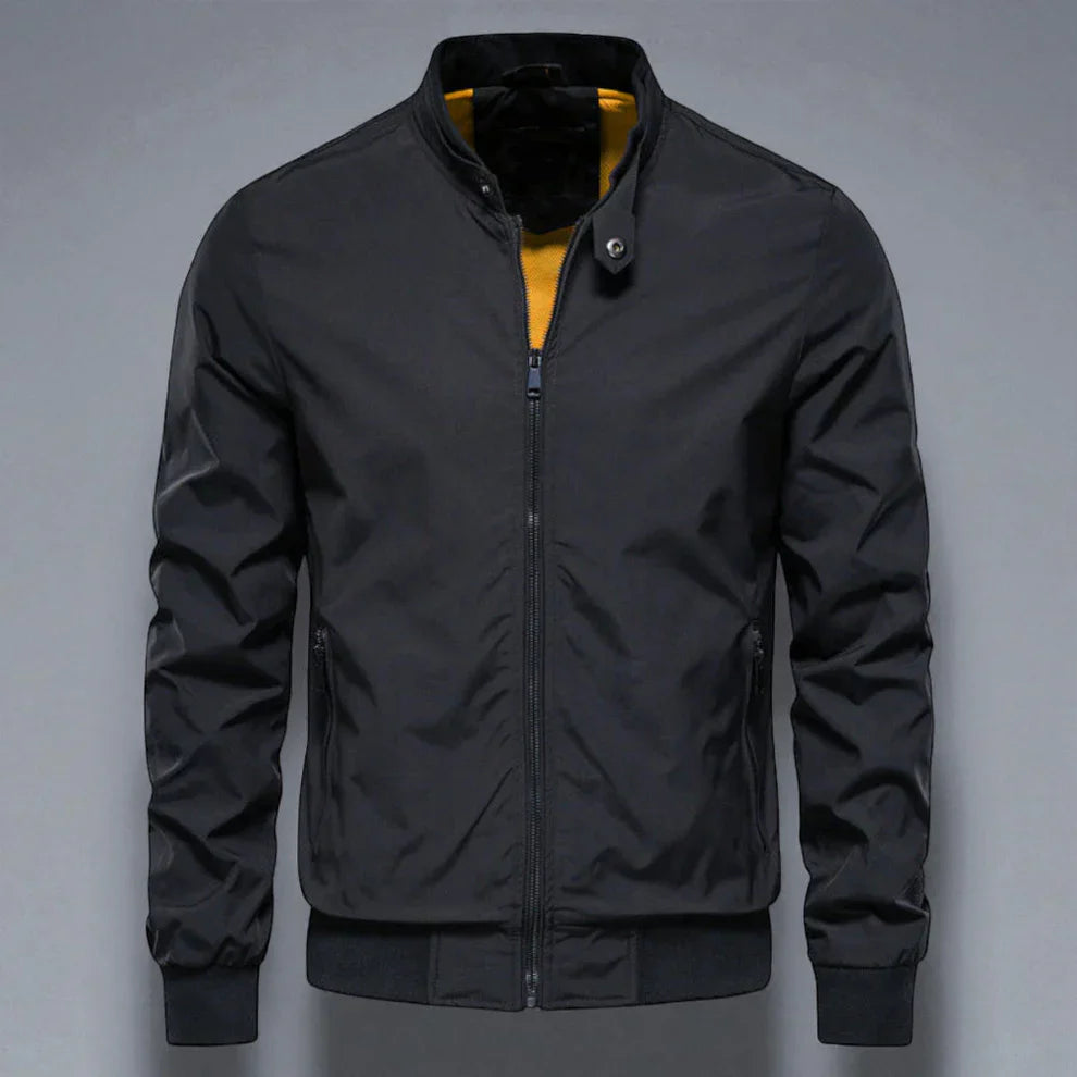 Men’s casual zip-front bomber jacket – men