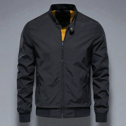 Men’s casual zip-front bomber jacket – men