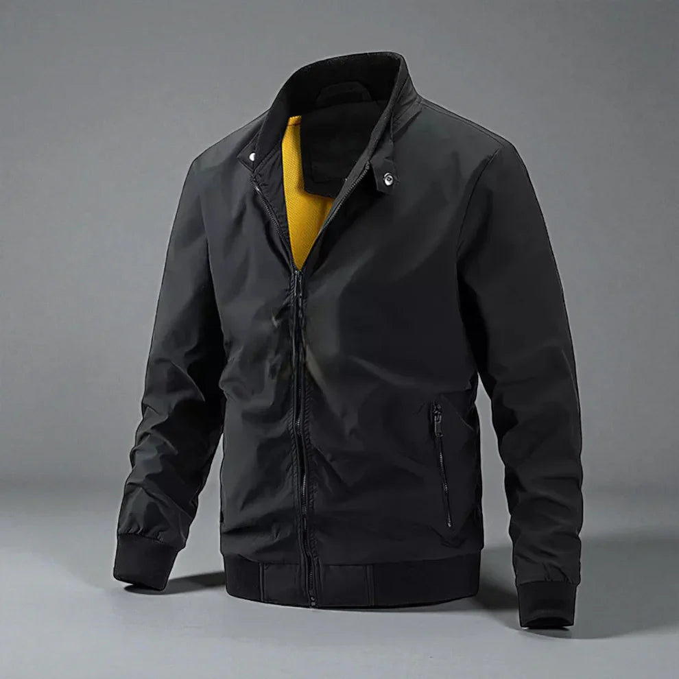 Men’s casual zip-front bomber jacket – men