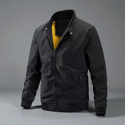 Men’s casual zip-front bomber jacket – men
