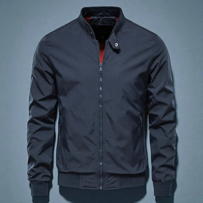 Men’s casual zip-front bomber jacket – men
