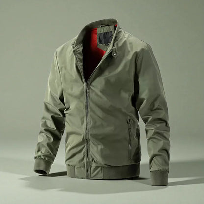 Men’s casual zip-front bomber jacket – men
