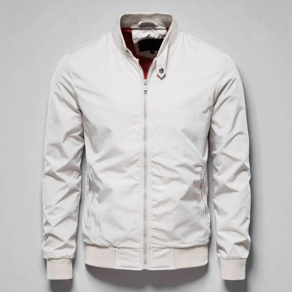 Men’s casual zip-front bomber jacket – men