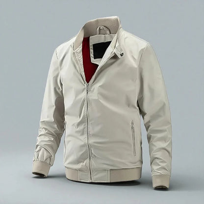 Men’s casual zip-front bomber jacket – men
