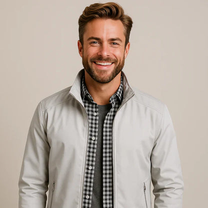 Men’s classic zip bomber jacket – men