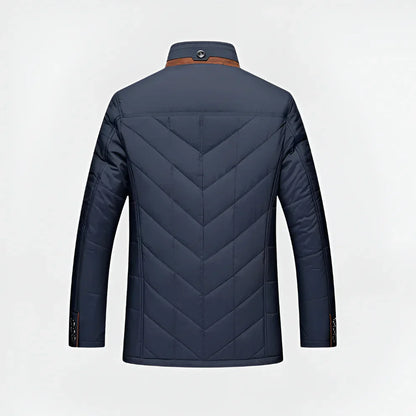Men's comfortable warm jacket with fur collar – men
