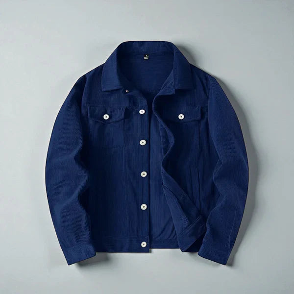 Men’s corduroy button-front jacket – men
