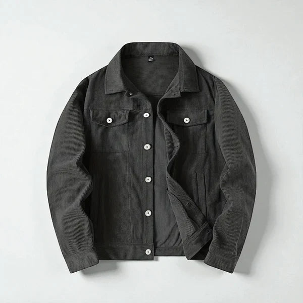Men’s corduroy button-front jacket – men