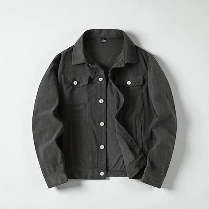 Men’s corduroy button-front jacket – men