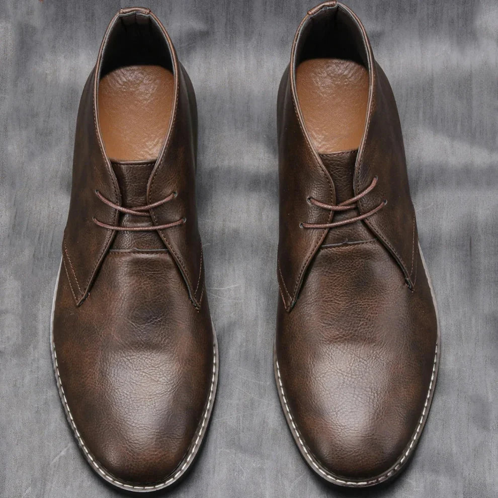 Men’s cowhide leather ankle boots – men