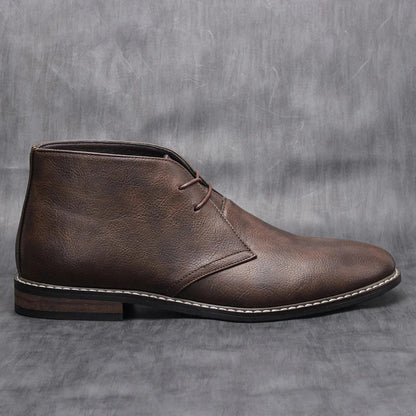 Men’s cowhide leather ankle boots – men