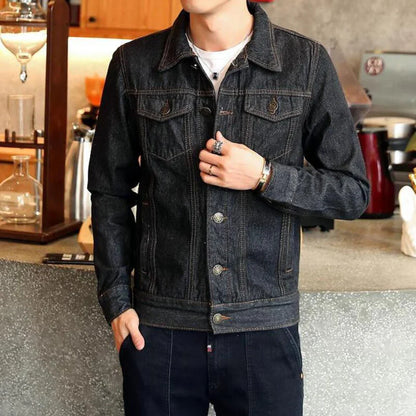 Men’s denim trucker jacket – men