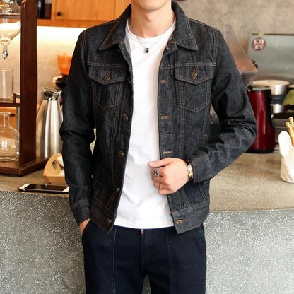 Men’s denim trucker jacket – men