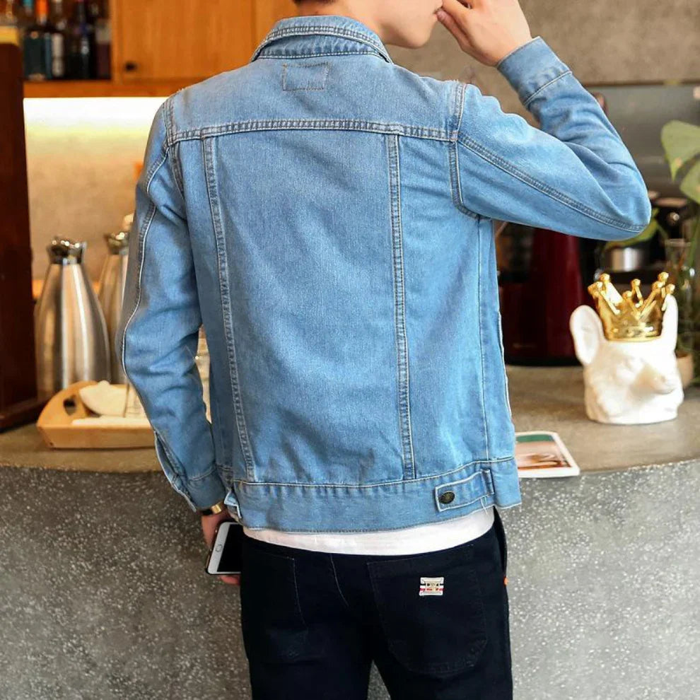 Men’s denim trucker jacket – men