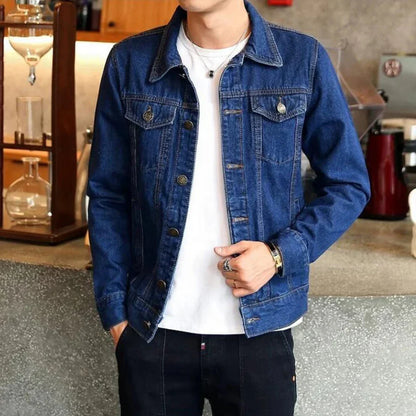 Men’s denim trucker jacket – men