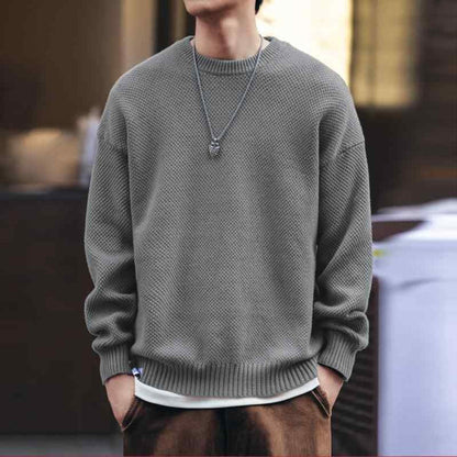 Men’s knitted winter sweater casual – men