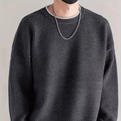 Men’s knitted winter sweater casual – men